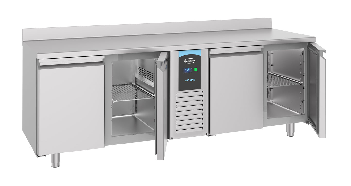 700 REFRIGERATED COUNTER UPSTAND 4 DOORS MONOBLOCK ENERGY LINE