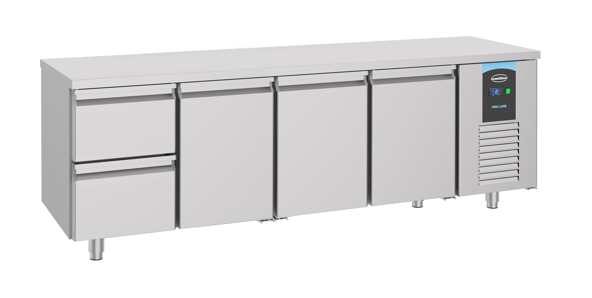 700 REFRIGERATED COUNTER 3 DOORS 2 DRAWERS ENERGY LINE