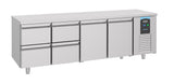 700 REFRIGERATED COUNTER 2 DOORS 4 DRAWERS ENERGY LINE
