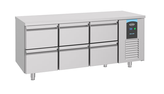 700 REFRIGERATED COUNTER 6 DRAWERS ENERGY LINE