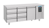 700 REFRIGERATED COUNTER 1 DOOR 6 DRAWERS ENERGY LINE