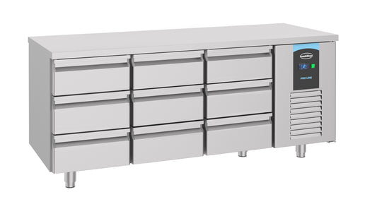 700 REFRIGERATED COUNTER 9 DRAWERS ENERGY LINE