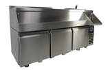 REFRIGERATED COUNTER 3 DOORS WITH COCKTAIL BAR STATION