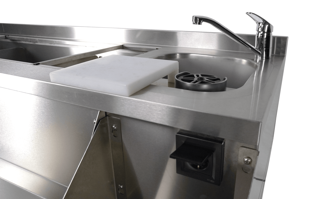 REFRIGERATED COUNTER 2 DOORS WITH COCKTAIL BAR STATION
