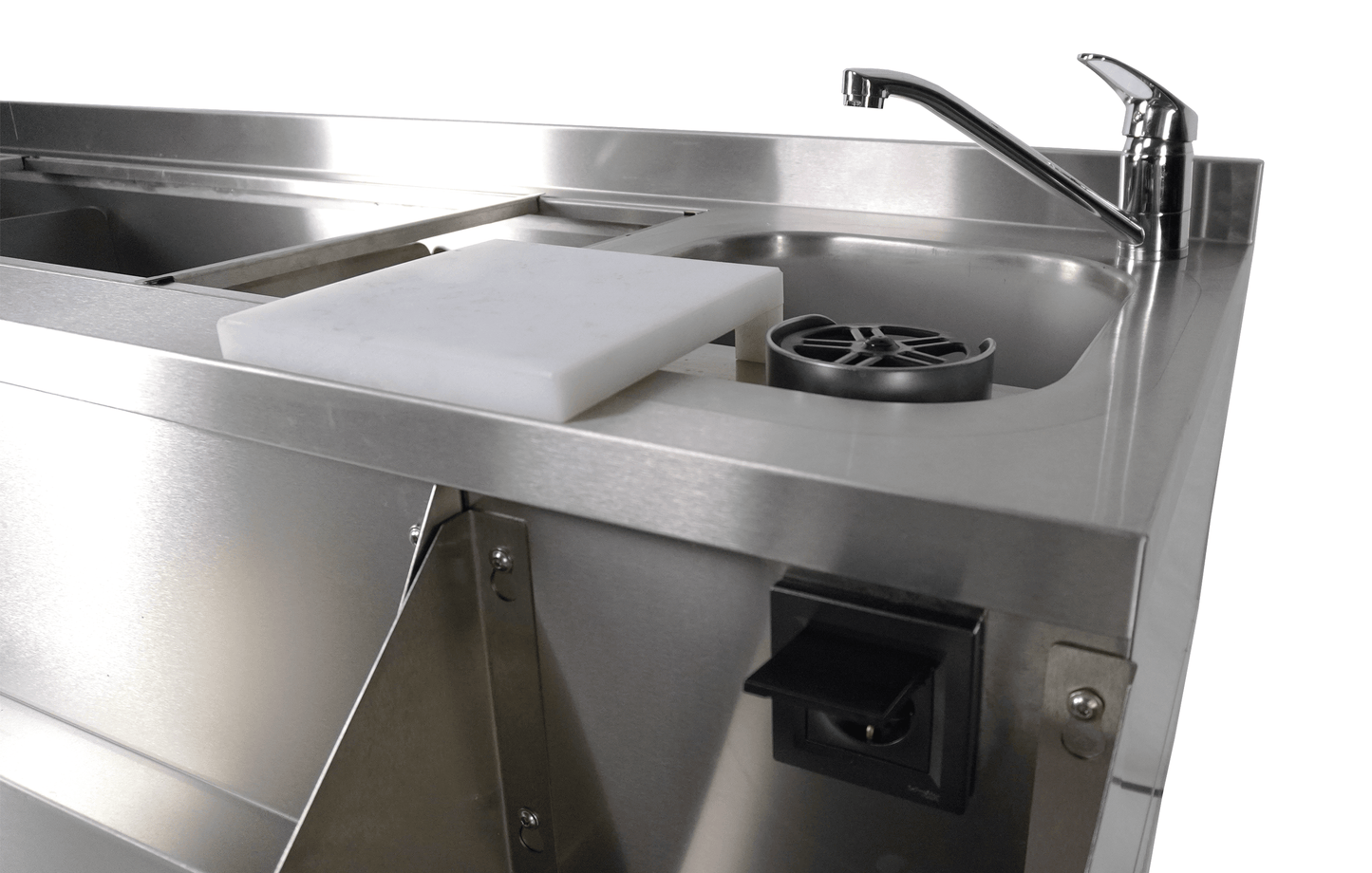 REFRIGERATED COUNTER 2 DOORS WITH COCKTAIL BAR STATION
