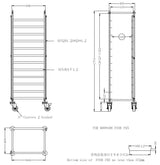 CLEARING TROLLEY FLAT-PACKED EN 600x400