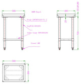 POLYETHYLENE CHOPPING BLOCK 50MM THICKNESS