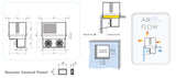 Freezer Ceiling Mounted Unit | Capacity  4,8-7 M3