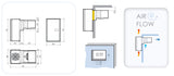 Chiller Wall Unit | Capacity 8,5-15,5 M3