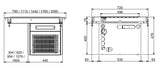 DROP-IN REFRIGERATED TOP UNIT 3/1