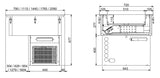 DROP-IN REFRIGERATED UNIT VENTILATED 4/1 - 160MM