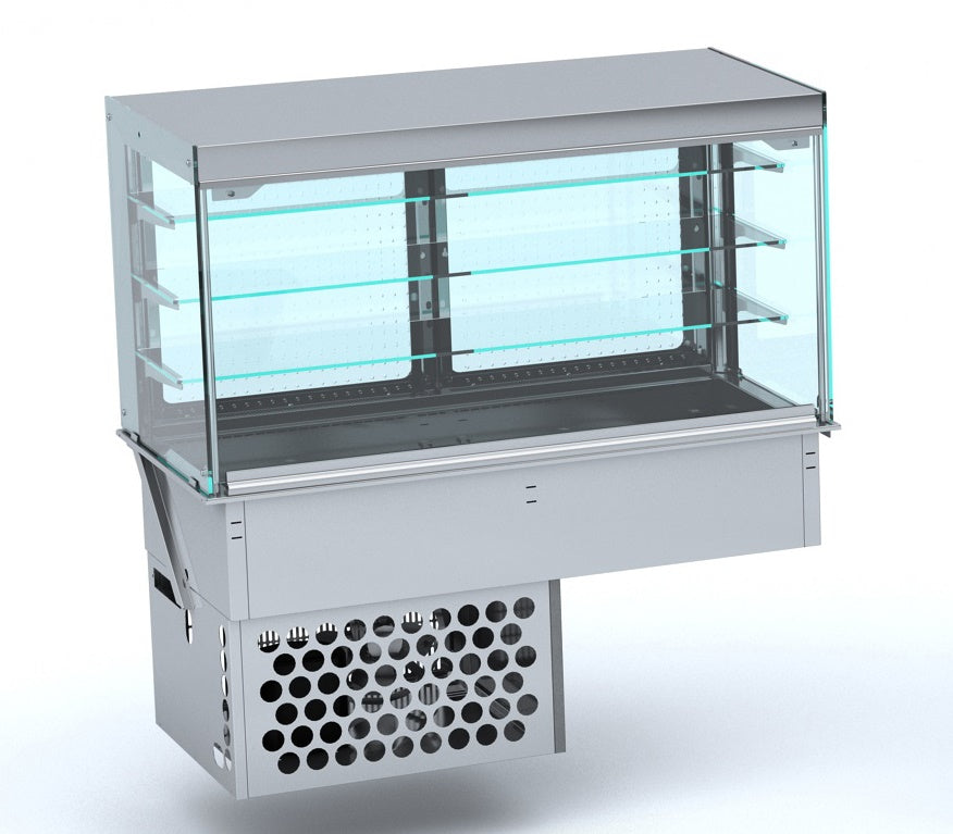 DROP-IN CUBIC REFRIGERATED DISPLAY - CLOSED 4/1