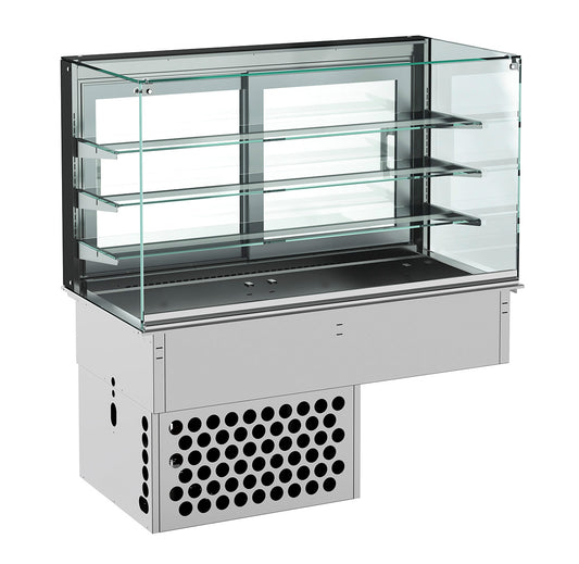 DROP-IN CUBIC REFRIGERATED DISPLAY - CLOSED 5/1