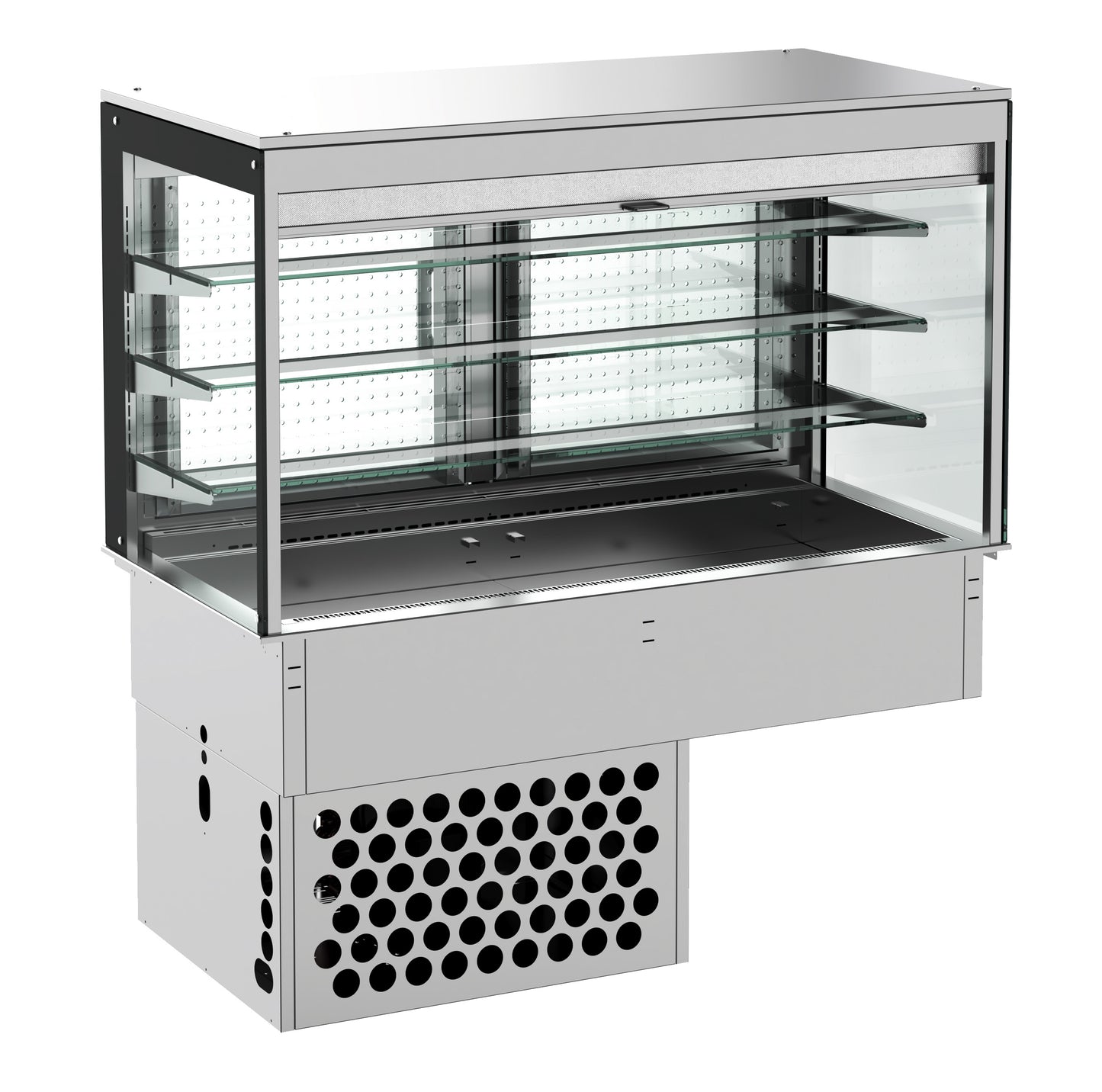 DROP-IN CUBIC REFRIGERATED DISPLAY - ROLL-UP 3/1