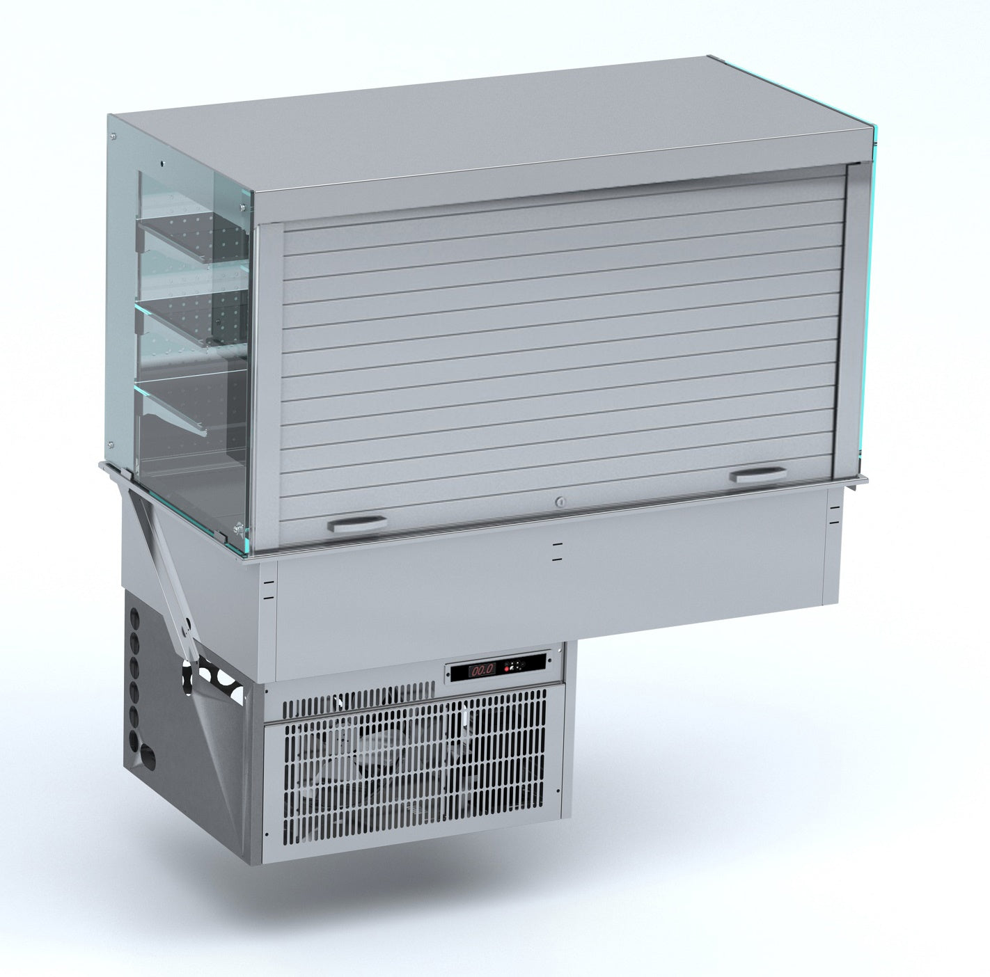 DROP-IN CUBIC REFRIGERATED DISPLAY WALL MODEL - BLINDS 4/1