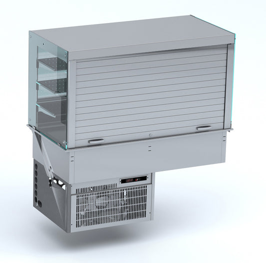 DROP-IN CUBIC REFRIGERATED DISPLAY WALL MODEL - BLINDS 4/1