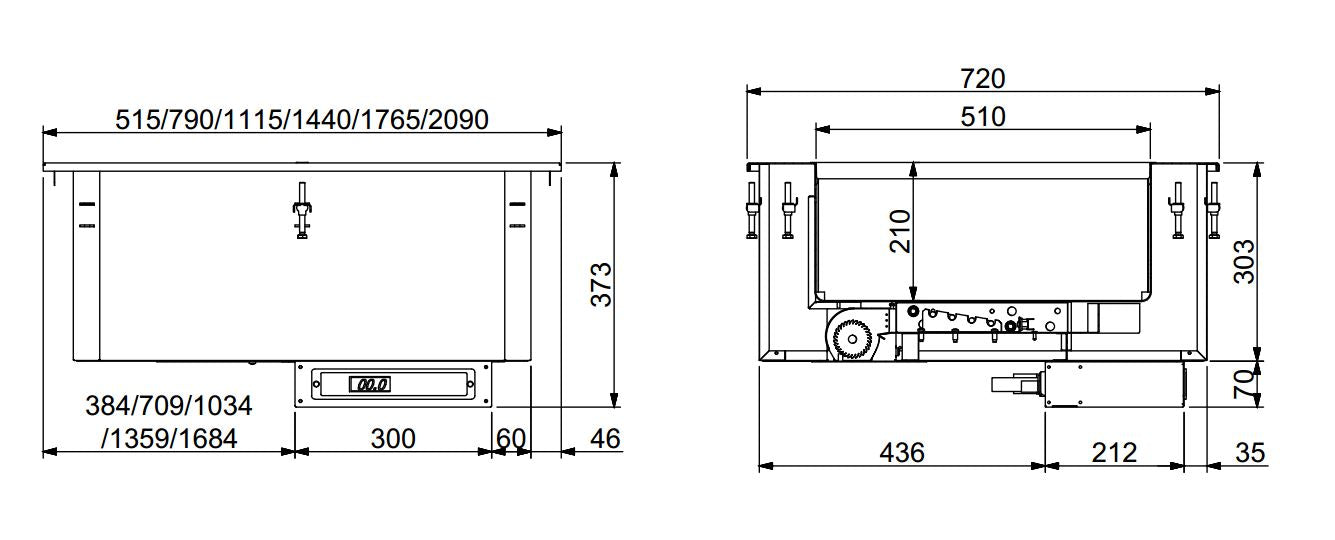 DROP-IN BAIN-MARIE UNIT HOT AIR 5/1