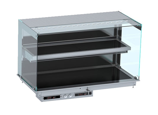 DROP-IN CUBIC HEATED CERAMIC DISPLAY WALL MODEL - BLACK 4/1