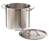 DEEP STOCKPOT MID HIGH SS + LID ø24 6,3L