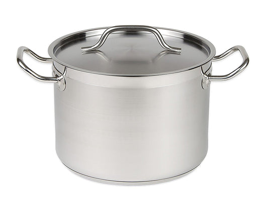 DEEP STOCKPOT MID HIGH SS + LID ø36 22L