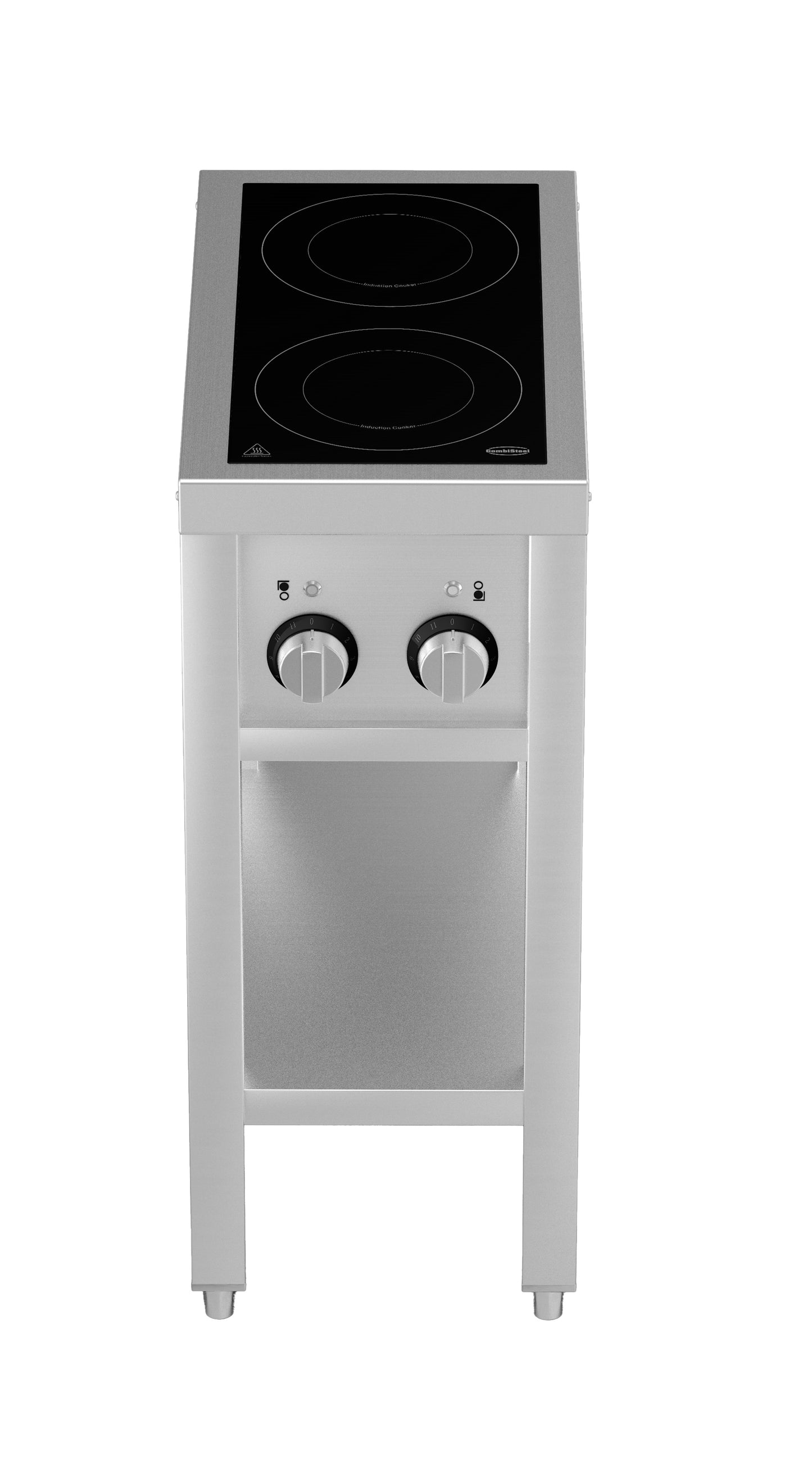 INDUCTION STOVE 2 HOBS WITH OPEN FRAME
