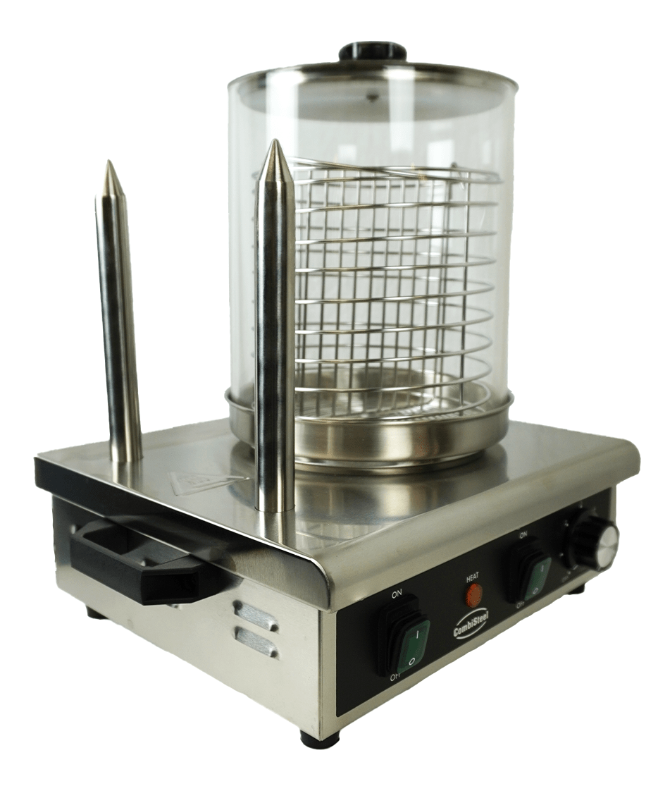 HOT DOG WARMER WITH 2 BREAD HEATING STICKS