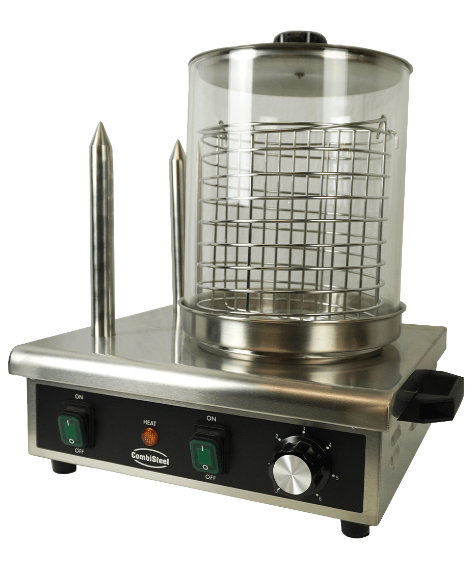 HOT DOG WARMER WITH 2 BREAD HEATING STICKS