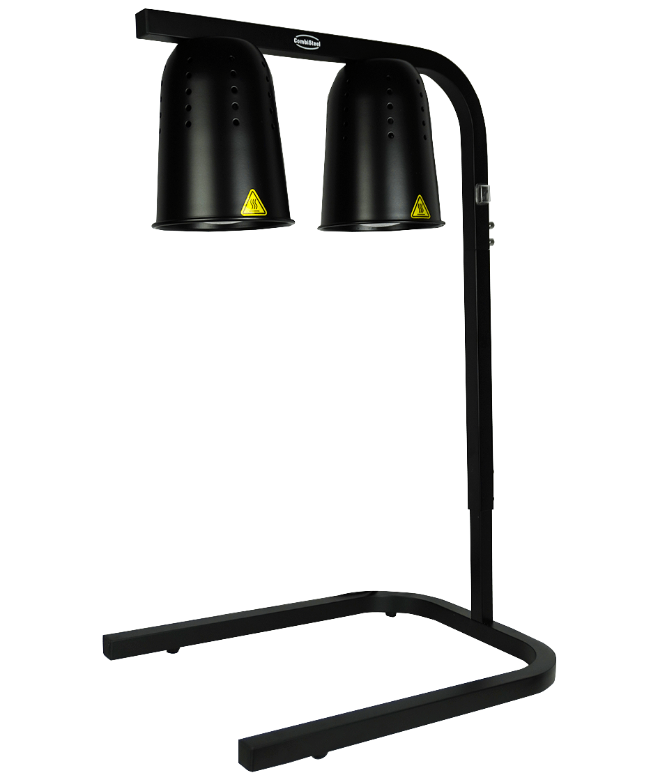 TELESCOPIC HEAT LAMP BLACK