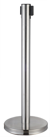 RETRACTABLE BELT STANCHION STAINLESS STEEL SET/2