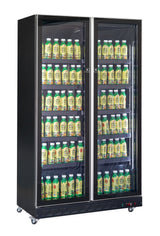 Double Door Black Display Fridge – 758L