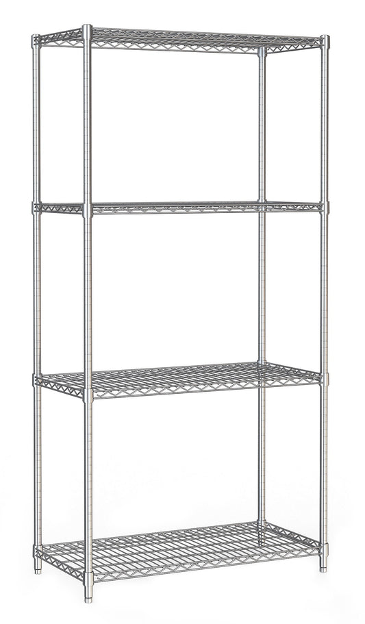 SHELF UNITS 4 LEVELS 900 FLAT PACKED