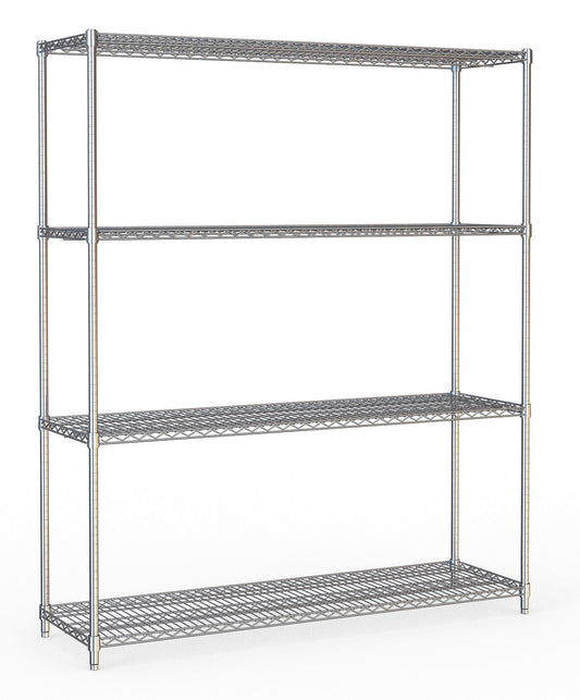 SHELF UNITS 4 LEVELS 1500 FLAT PACKED