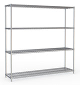 SHELF UNITS 4 LEVELS 1800 FLAT PACKED