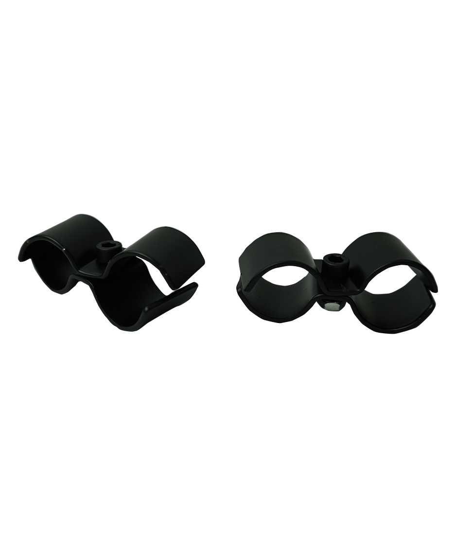SET OF 2 POLE CLAMPS BLACK FOR 7530.0025-0030-0035-0040