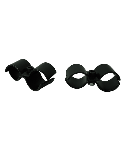 SET OF 2 POLE CLAMPS BLACK FOR 7530.0025-0030-0035-0040