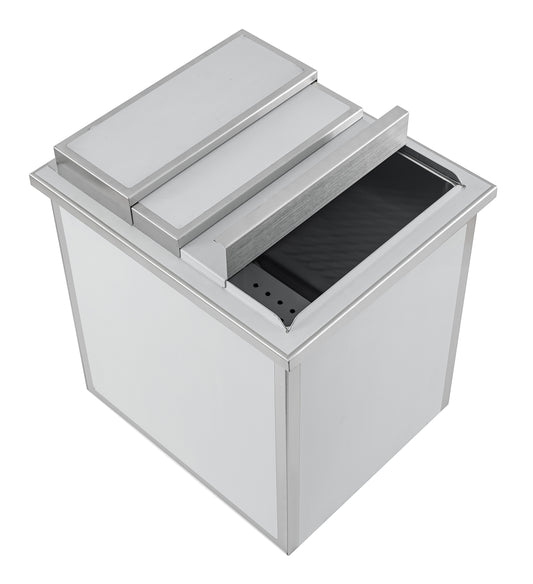 Stainless Steel Drop-In Ice Bin