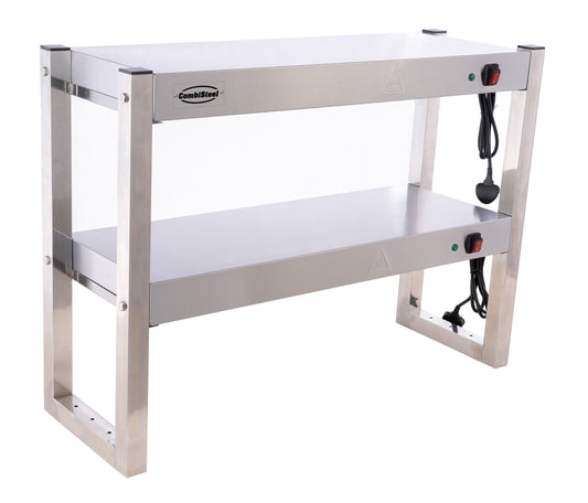 OVERSHELF HALOGEN HEATED 2 LEVELS 900 FLAT PACKED