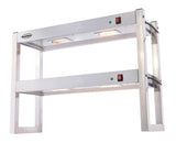 OVERSHELF HALOGEN HEATED 2 LEVELS 900 FLAT PACKED