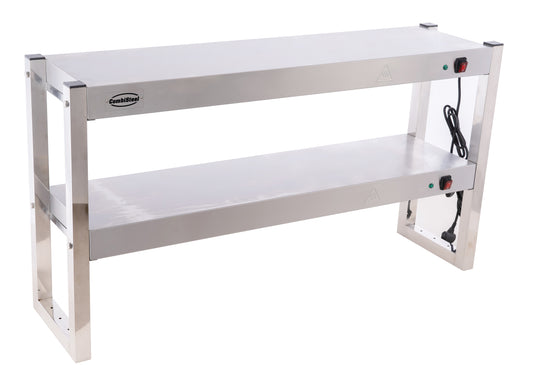 OVERSHELF HALOGEN HEATED 2 LEVELS 1200 FLAT PACKED