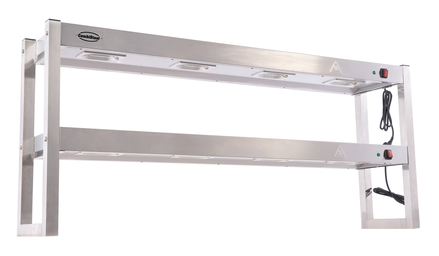 OVERSHELF HALOGEN HEATED 2 LEVELS 1500 FLAT PACKED