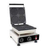 WAFFLE IRON 4PCS ROUND WAFFLES