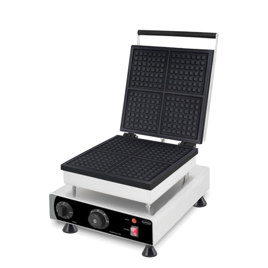 WAFFLE IRON 4PCS SQUARE WAFFLES