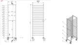 CLEARING TROLLEYS 1/1GN 18X
