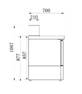 PIZZA COUNTER 2 DOORS