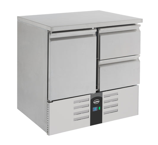 REFRIGERATED COUNTER 1 DOOR/2 DRAWERS