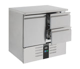REFRIGERATED COUNTER 1 DOOR/2 DRAWERS