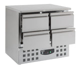 REFRIGERATED COUNTER 4 DRAWERS