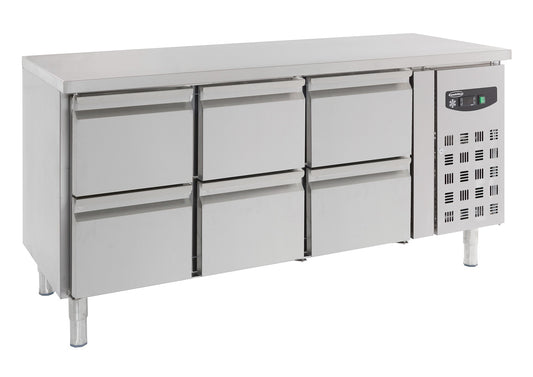700 REFRIGERATED COUNTER 6 DRAWERS