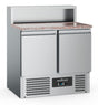 PIZZA COUNTER 2 DOORS 5x1/6GN CONTAINER