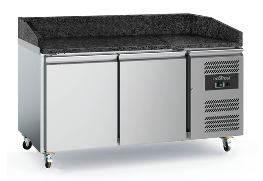 Pizza Counter 2 Doors Black Granite Worktop